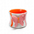 Caneca Borboleta Rosa e Laranja - Imagem 1
