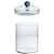 Pote Candy Azul em Vidro - 15 x 11 x 11 cm - Imagem 2