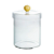 Pote Candy Amarelo em Vidro - 15 x 11 x 11 cm - Imagem 1