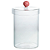 Pote Candy Vermelho em Vidro - 18 x 11 x 11 cm - Imagem 1