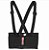 Cinta Ergonômica STEELFLEX Preta com Suspensório para proteção da Coluna - Imagem 1