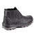 Bota Botina De Segurança com Elástico Couro Pedreiro Bico PVC CA 48413 - Imagem 2