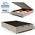 Cama Box Baú Casal Suede 138X188X42 - Imagem 5