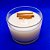 Vela Personalizada Copo Grande com Tampa de Madeira - Aroma Canela - Imagem 2