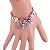 PULSEIRA ESTILO DE BERLOQUES COM PEDRAS DE ZIRCONIA - Imagem 6