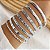 CONJUNTO DE PULSEIRAS DE PRATA VINTAGE BOHO DE 7 - Imagem 1