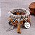 CONJUNTO 4 PULSEIRAS DE ESTILO ÉTNICO BOÊMIO COM FRANJAS E CONTAS - Imagem 12