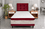 Cama Box Conjugada Luxo Solteiro - Vermelha - Imagem 1
