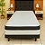 Cama Box Conjugado Solteiro Ortopédica Luxo 88x188x32 - Preto - Imagem 1