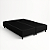 Base Box Casal Bipartido 138x188 Suede – Preto - Imagem 3
