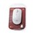 Mouse Sem Fio Recarregavel M-w80wh Branco C3 Tech - Imagem 1