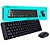 Kit Mouse E Teclado Logitech Mk220 Sem Fio Pto - Imagem 1