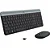Kit Mouse E Teclado Logitech Mk470 Slim Sem Fio Usb Grafite Americano - Imagem 1