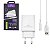 Carregador 2 Usb Com Cabo V8 Android Cm-109a 2.4a Branco Maketech - Imagem 1
