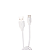 Cabo Usb Para Usb C Ca-227C 2M Branco Marca Maketech - Imagem 1