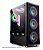 Gabinete Gamer Bluecase Bg-025 Vidro Temperado Sem Fans Suporta Water Cooler - Imagem 2