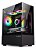 Gabinete Gamer Bluecase Bg-053 Nuker Lateral De Vidro Preto - Imagem 1
