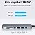 Hub Cabo Adaptador Multiportas Usb-c 7 Em 1 Hdmi 4k Usb 3.0 - Imagem 3