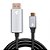 CABO ADAPTADOR USB C  P/ DISPLAYPORT MACHO 4K 60HZ  1.8 METROS - Imagem 2