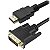 Cabo Hdmi X Dvi-d 24+1 4k 1080p 3d Plug Ouro 5 Metros Chip - Imagem 2