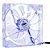 Cooler Dex Led Branco Transp Dx-14T 140MM - Imagem 2