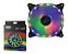 Cooler Fan 120Mm Com Led Rgb Colorido Cristal 12V 1200Rpm - Imagem 1