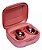 Fone De Ouvido Oex Bluetooth Tws30 Bud Rosa Metalico - Imagem 2
