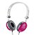 Fone De Ouvido Multilaser Ph055 Vibe Headphone Com Fio Rosa - Imagem 1