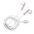 Fone de Ouvido C/ Fio Modelo Epl-052b Branco Maketech - Imagem 3