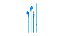 Fone De Ouvido Play Azul Ph314 Multilaser - Imagem 1