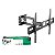 Suporte Bi-Articulado Para Tv Lcd/Led 37"A 70" - Preto Pix - Imagem 1