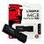 PEN DRIVE KINGSTON DT100G3 64GB PRETO 3.0 - Imagem 1