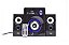 CAIXA DE SOM CARTÃO/PEN DRIVE/CONTROLE 16W SUBWOOFER KNUP  KP-6022BH - Imagem 1