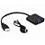 Cabo Conversor hdmi para vga Com Áudio P2 - Imagem 1