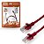 Cabo de Rede Cat.5E 2.5M PC-ETHU25RD Patch Cord PlusCable - Imagem 1