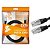 Cabo De Rede Patch Cord Cat6 Ftp Blindado 2M Preto - Imagem 1