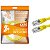 Cabo De Rede Patch Cord Cat6 Ftp 2M Amarelo Blindado - Imagem 1