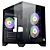 Gabinete Gamer Áquario Soul Pro 3x Fan Argb Vidro Preto - Imagem 1