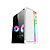 Gabinete Gamer Liketec Craft Snow Rgb S/ Fan Micro Atx Branco - Imagem 1