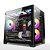 Gabinete Gamer Aquario Kirra Preto Rgb C/4x AFan Rgb Liketec - Imagem 1