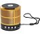 Caixa De Som Bluetooth Fm Aux Cartão 3W Ws-887 Dourada - Imagem 1
