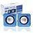 Caixa de Som para PC/Notebook KP-609 - Knup KP-609 AZUL - Imagem 1
