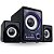 Caixa de Som Bluetooth Radio 2.1 Subwoofer Usb Pen Drive FM - Imagem 1