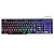 Teclado Gamer Nemesis Semi-Mecânico BackLight Led Rgb Usb 5+ - Imagem 3