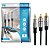 Cabo Áudio P2 Para 2 Rca Estereo Plug Metal Fitz Blindado 5M - Imagem 1