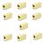 Kit 10 Emenda Rj45 8x8 Cat5 Cat6 1 Gbps Emenda Cabo De Rede - Imagem 1