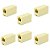 Kit 6 Emenda Rj45 8x8 Cat5 Cat6 1 Gbps Emenda Cabo De Rede - Imagem 1