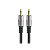 Cabo Áudio P2 3,5mm Fitz Estéreo Plug Metal Blindado 2M - Imagem 2
