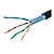 Caixa Cabo De Rede Cftv Cat5 Ftp Blindado C/ 250 Metros Azul - Imagem 3