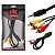 Cabo Adaptador P3 Stéreo 3 Rca Macho Para Tv Box Tv Led Av - Imagem 1